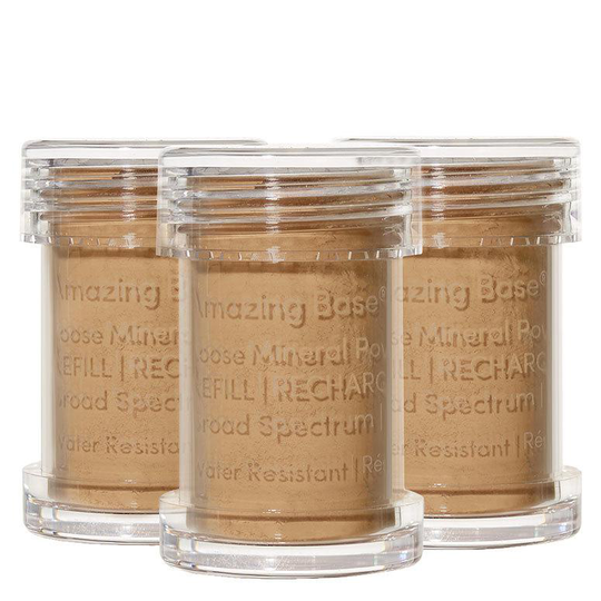 Jane Iredale Amazing Base Refillable Brush 3 Pack Refills - Autumn