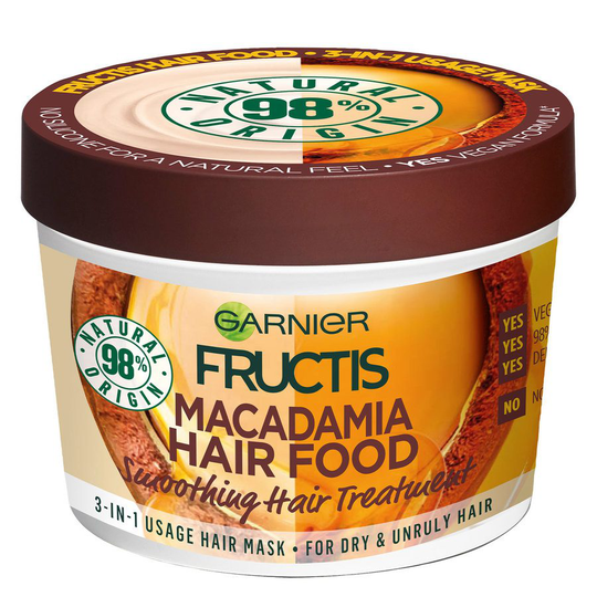 Garnier Fructis Hair Food Mask 390 ml ─ Macadamia