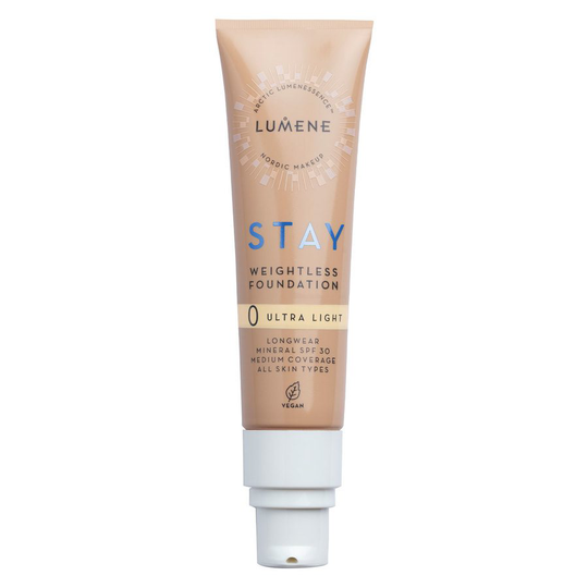Lumene Stay Weightless Foundation SPF30 30 ml ─ 0 Ultra Light