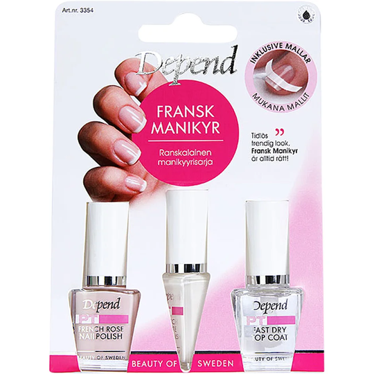 French Manicure Kit, Depend Kynsien hoito