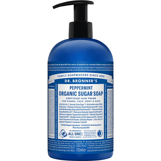 Organic Hand & Body Shikakai Soap Spearmint Peppermint, 710 ml Dr. Bronner's Suihku- ja kylpytuotteet