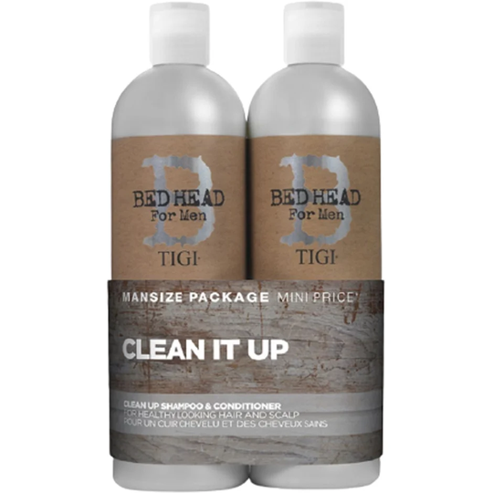 B for Men Clean Up Tweens Duo, TIGI Bed Head Paketit