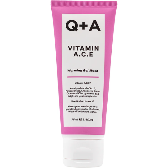 Vitamin A.C.E Warming Gel Mask, 75 ml Q+A Kasvonaamio