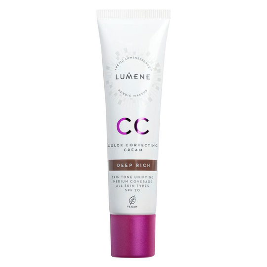 Lumene CC Color Correcting Cream SPF20 30 ml ─ Deep Rich
