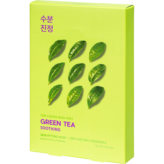 Pure Essence Mask Sheet Pack Green Tea, Holika Holika Kasvonaamio