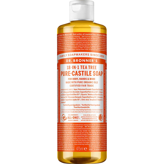 Magic Soaps Tea Tree, 475 ml Dr. Bronner's Suihkugeelit