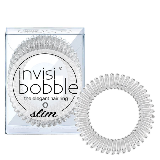 Invisibobble Slim Crystal Clear 3 kpl