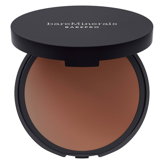 bareMinerals BarePro 16hr Skin-Perfecting Powder Foundation 8 g ─ Deep 55 Neutral