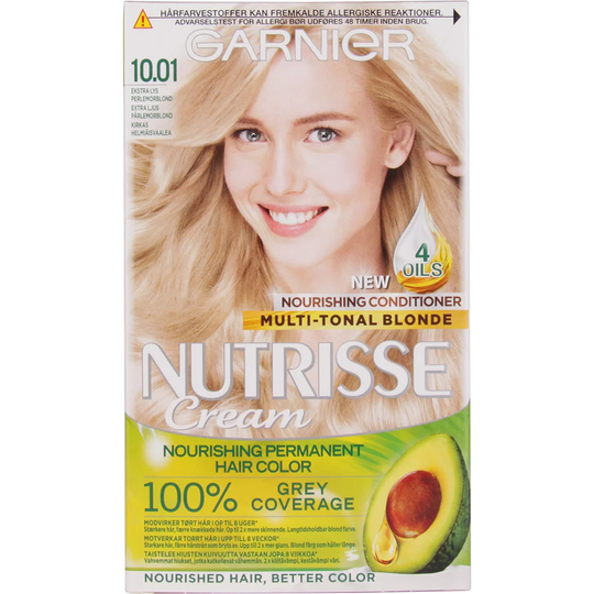 Garnier Nutrisse Extra Light Pearl Blond, Garnier Vaaleat hiukset