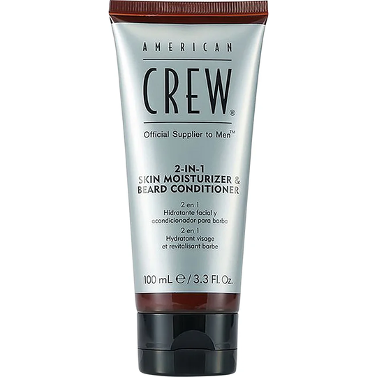 2 In 1 Skin Moisturizer And Beard Conditioner, 100 ml American Crew Partashampoo ja partahoitoaine
