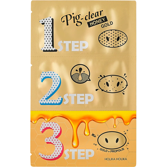 Pig Nose Clear Blackhead 3-Step Honey Gold, 8 gr Holika Holika Kasvonaamio