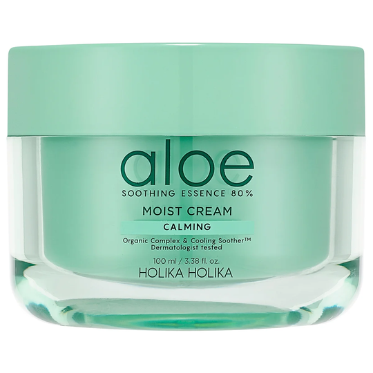 Aloe Soothing Essence 80% Moist Cream, 100 ml Holika Holika Päivävoiteet
