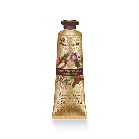 Kosteuttava käsivoide - argan, ruusu, 30 ml