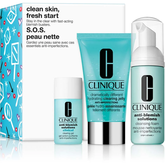 Clean Skin, Fresh Start Set, Clinique Ihonhoitopakkaukset