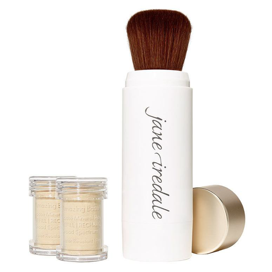Jane Iredale Amazing Base Refillable Brush 2 x Refills - Bisque