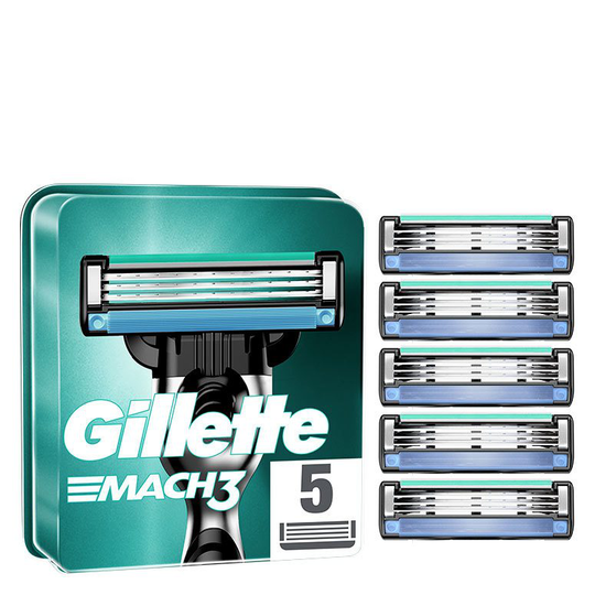Gillette Mach3 Men's Razor Blade Refills 5 kpl