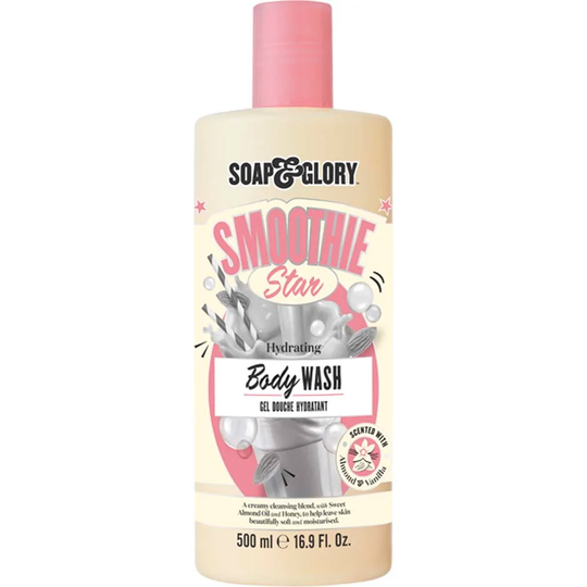 Smoothie Star Body Wash for Cleansed and Refreshed Skin, 500 ml Soap & Glory Suihkugeelit