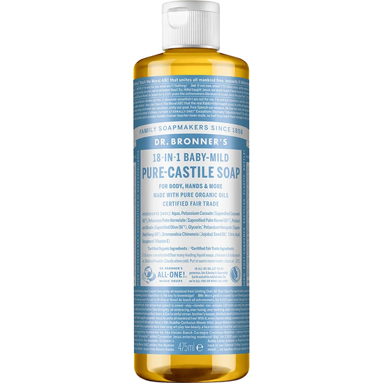 Magic Soaps Baby Mild, 475 ml Dr. Bronner's Suihku- ja kylpytuotteet