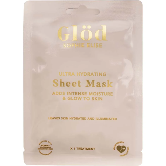 Glow Sheet Mask, Glöd Sophie Elise Kasvonaamio