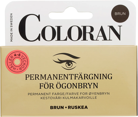 Coloran Permanent Eyebrow Color Brown