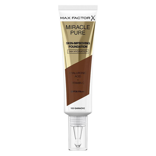 Max Factor Miracle Pure Skin-Improving Foundation 30 ml ─ 105 Ganache
